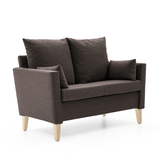 Boble 2-seter m/overstoppet armlen