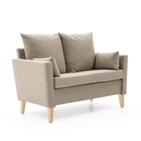 Boble 2-seter m/overstoppet armlen