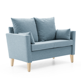 Boble 2-seter m/overstoppet armlen