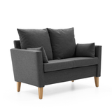 Boble 2-seter m/overstoppet armlen