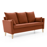 Boble 3-seter m/overstoppet armlen