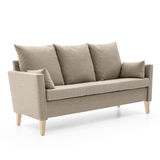 Boble 3-seter m/overstoppet armlen