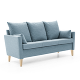 Boble 3-seter m/overstoppet armlen