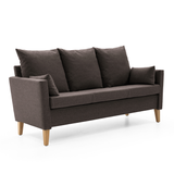 Boble 3-seter m/overstoppet armlen