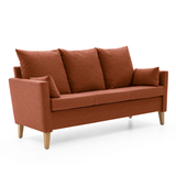 Boble 3-seter m/overstoppet armlen