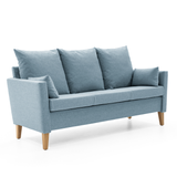 Boble 3-seter m/overstoppet armlen