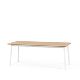 Ark spisebord uttrekkbart 200x100, m/2 ileggsplater (260x100)